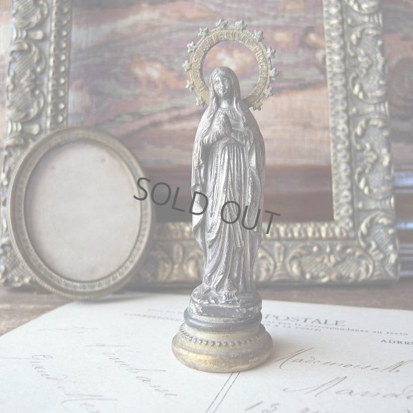 画像1: アンティークの聖母マリア像