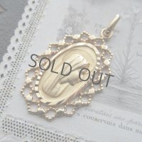 ルルドの聖母のGOLD PLATEメダイ