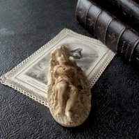 幼子イエスの19世紀の小さなオブジェ