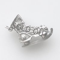 スケート靴のシルバーチャーム(CHIM社)