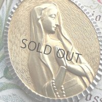 祈りの聖母マリアのGOLD PLATEメダイ