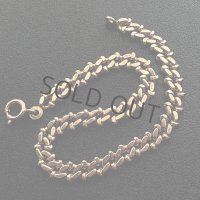 ゴールドプレートのチェーンブレスレット