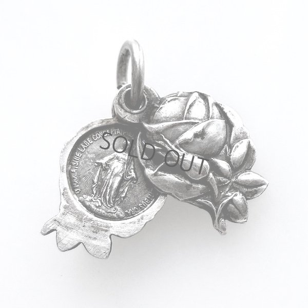 画像1: 薔薇のスライド型不思議のメダイ