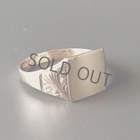 9金のシグネットリング(24号)