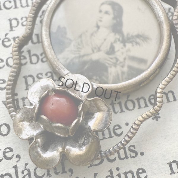 画像1: 聖マリアゴレッティの珊瑚付きメダイ