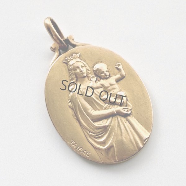 画像1: GOLD FIXの聖母子のメダイ(TAIRAC作)