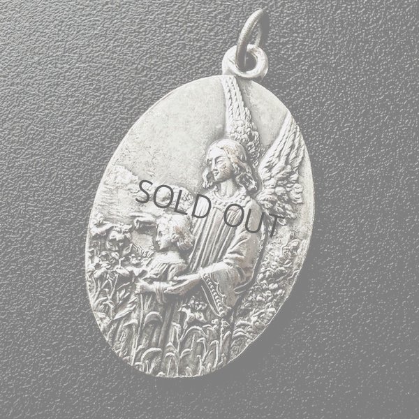 画像1: 守護天使ガーディアンとファティマの聖母のメダイ(Ruffony作 )