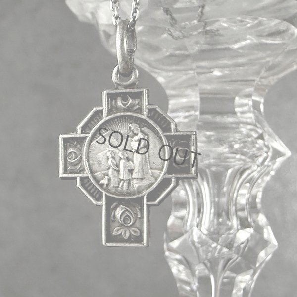 画像1: ラ・サレットの聖母のメダイ型クロス