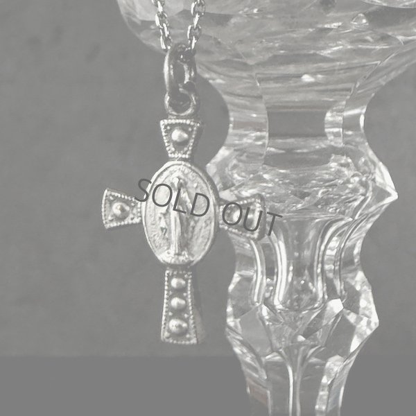 画像1: 聖母マリアの不思議のメダイ型クロス