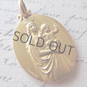 画像: 聖母子のGOLD FIXメダイ（TAIRAC作）