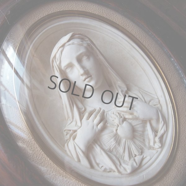 画像1: 御心の聖母マリアのガラスドームフレーム