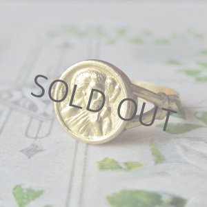 画像: GOLD PLATEのベビーリング（聖クリストファー）