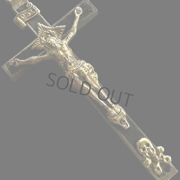 画像1: ドクロ付きの聖職者の十字架(19世紀)