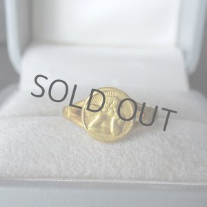 画像: GOLD PLATEのリング（天使6号）