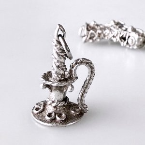 画像: キャンドルホルダーのシルバーチャーム