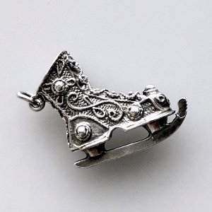 画像: スケート靴のシルバーチャーム(CHIM社)