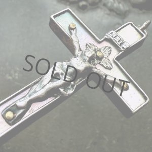 画像: マザーオブパールのシルバークロス