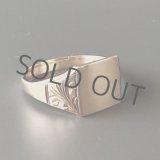 画像: 9金のシグネットリング(24号)