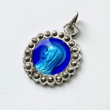 画像: シルバー×マーカサイトの聖母のメダイ