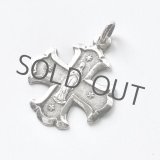 画像: ルルドの聖母の十字型シルバーメダイ