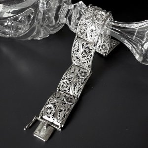 画像: フィリグリーのシルバーブレスレット