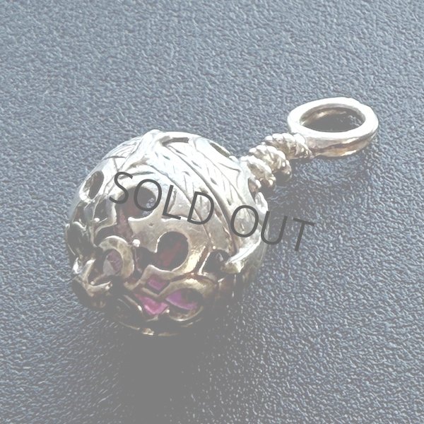 画像1: ラトル(ガラガラ)のシルバーチャーム