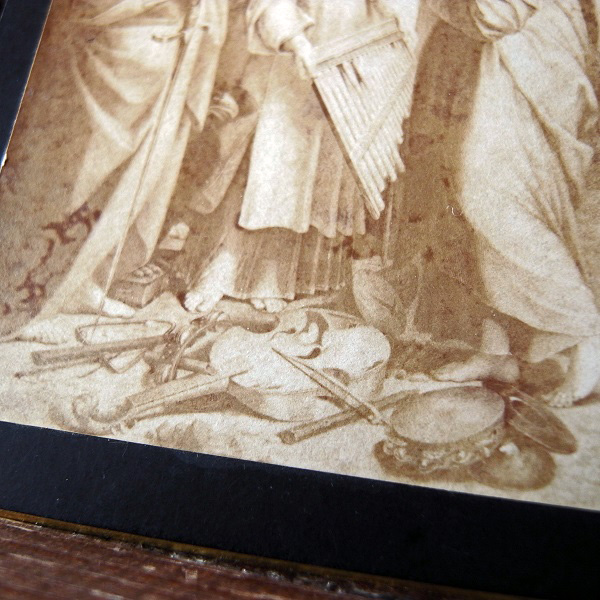 画像: 聖女セシリアの19世紀のカード