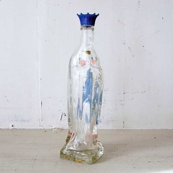 画像: 聖母マリアのガラスの聖水瓶