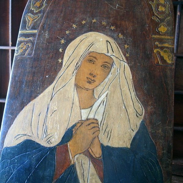 画像: 聖母マリアの板絵
