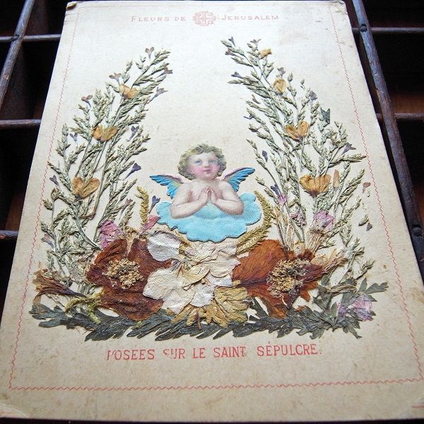 画像: 押し花と天使のホーリーカード