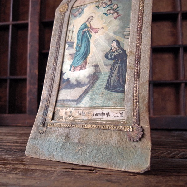 画像: キリストと聖マルグリットの紙製祭壇