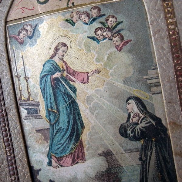 画像: キリストと聖マルグリットの紙製祭壇