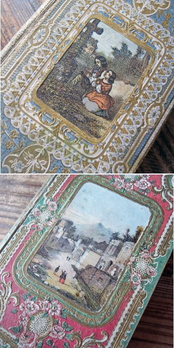 画像: 19世紀の美しい装丁本2冊セット