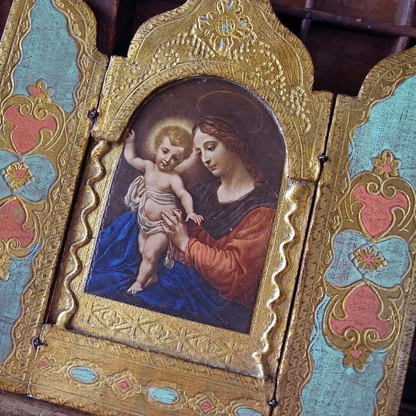 画像: 聖母子の扉付き祭壇