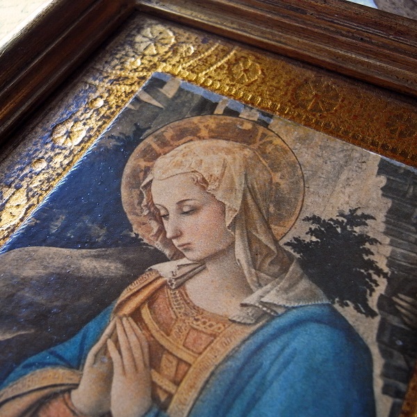 画像: フィリッポ・リッピの聖母マリアの額絵