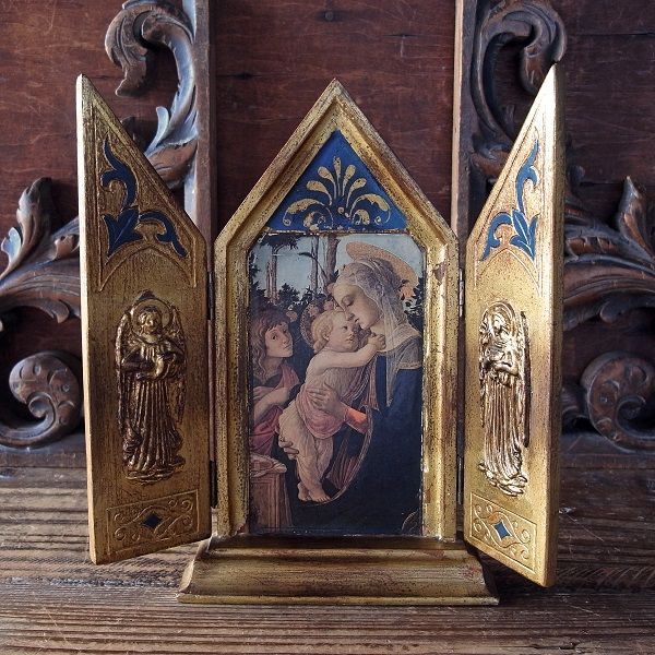 画像: 聖母子と洗礼者ヨハネの扉付き祭壇