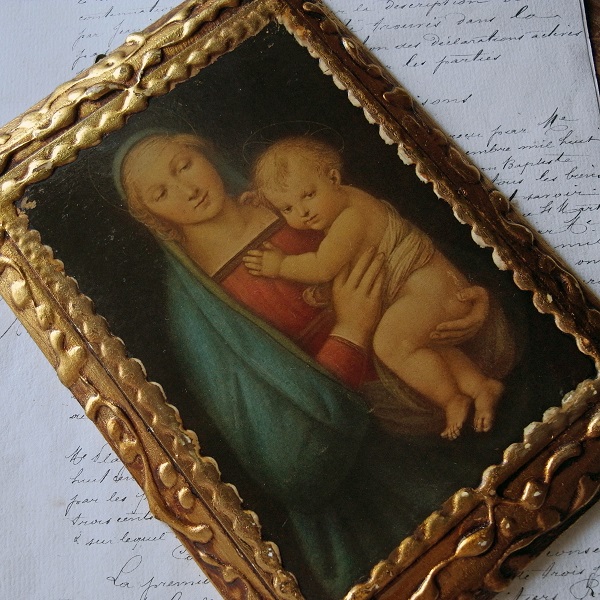 画像: 大公の聖母の板絵