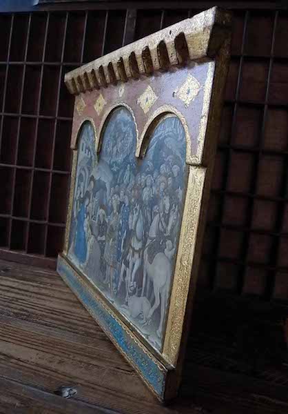 画像: 東方三博士の礼拝の板絵（Gentile da Fabriano作）