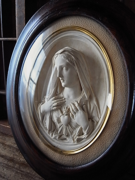 画像: 御心の聖母マリアのガラスドームフレーム
