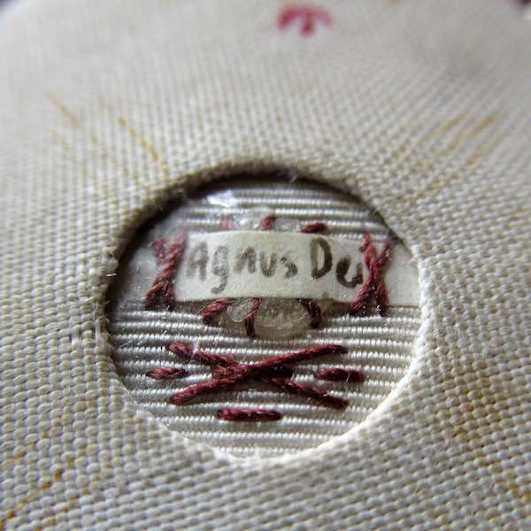 画像: Agnus Deiのシルクメダイユ2点セット