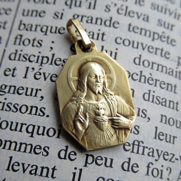 画像: カルメルの聖母の金鍍金メダイ（ORIA）