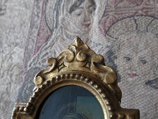 画像: 書物の聖母の聖水盤（ボッティチェリ）