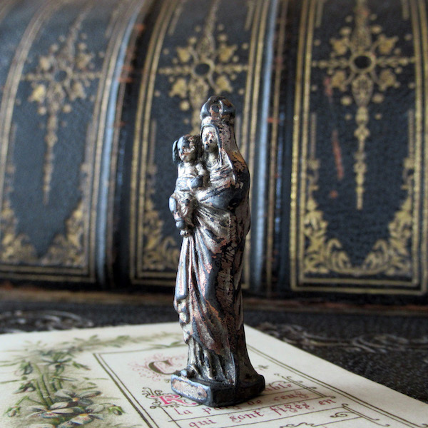 画像: 小さな聖母子像（19世紀）