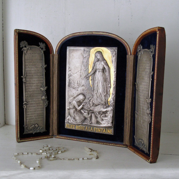 画像: ルルドの聖母の扉付き祭壇（オラトリー）