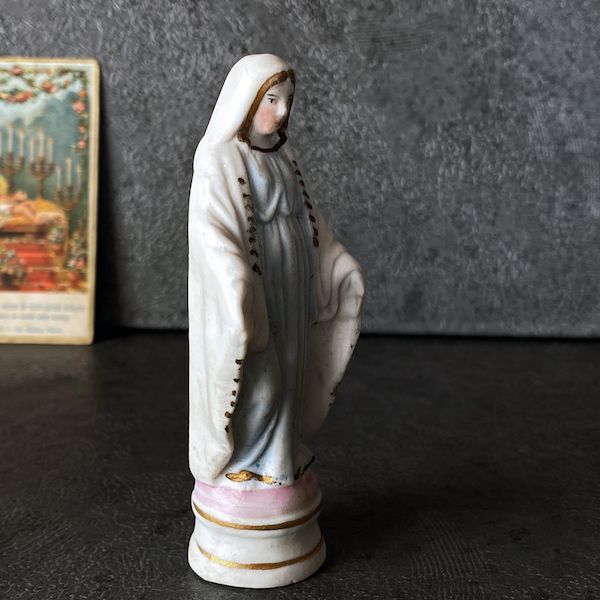 画像: 素焼きの聖母マリア像